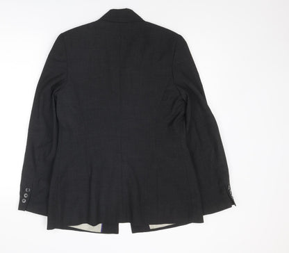 Womens UK Size 12 AMARANTO Regular Grey Suit Jacket