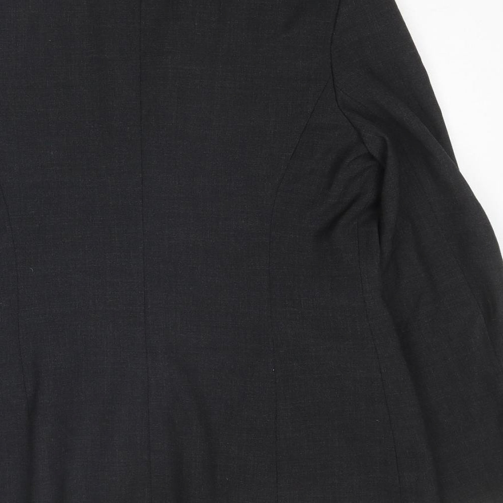 Womens UK Size 12 AMARANTO Regular Grey Suit Jacket