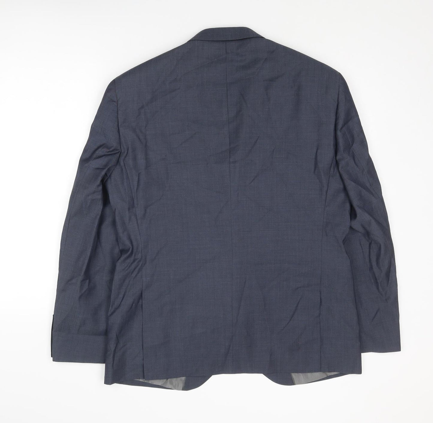 Mens UK Size 42 Marks and Spencer Regular Blue Suit Jacket