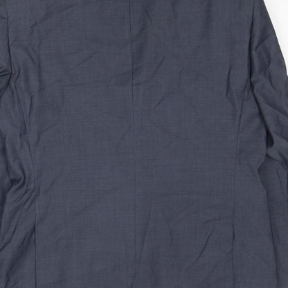 Mens UK Size 42 Marks and Spencer Regular Blue Suit Jacket