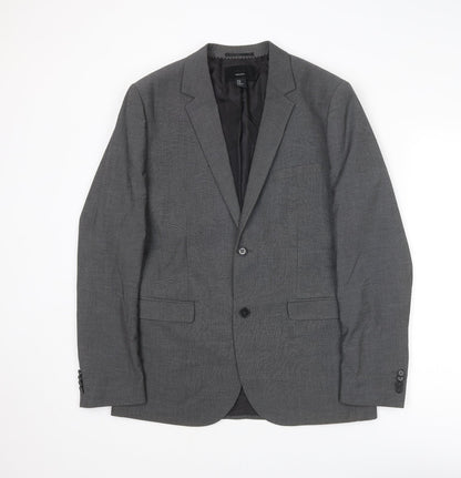 Mens UK Size L H&M Regular Grey Suit Jacket