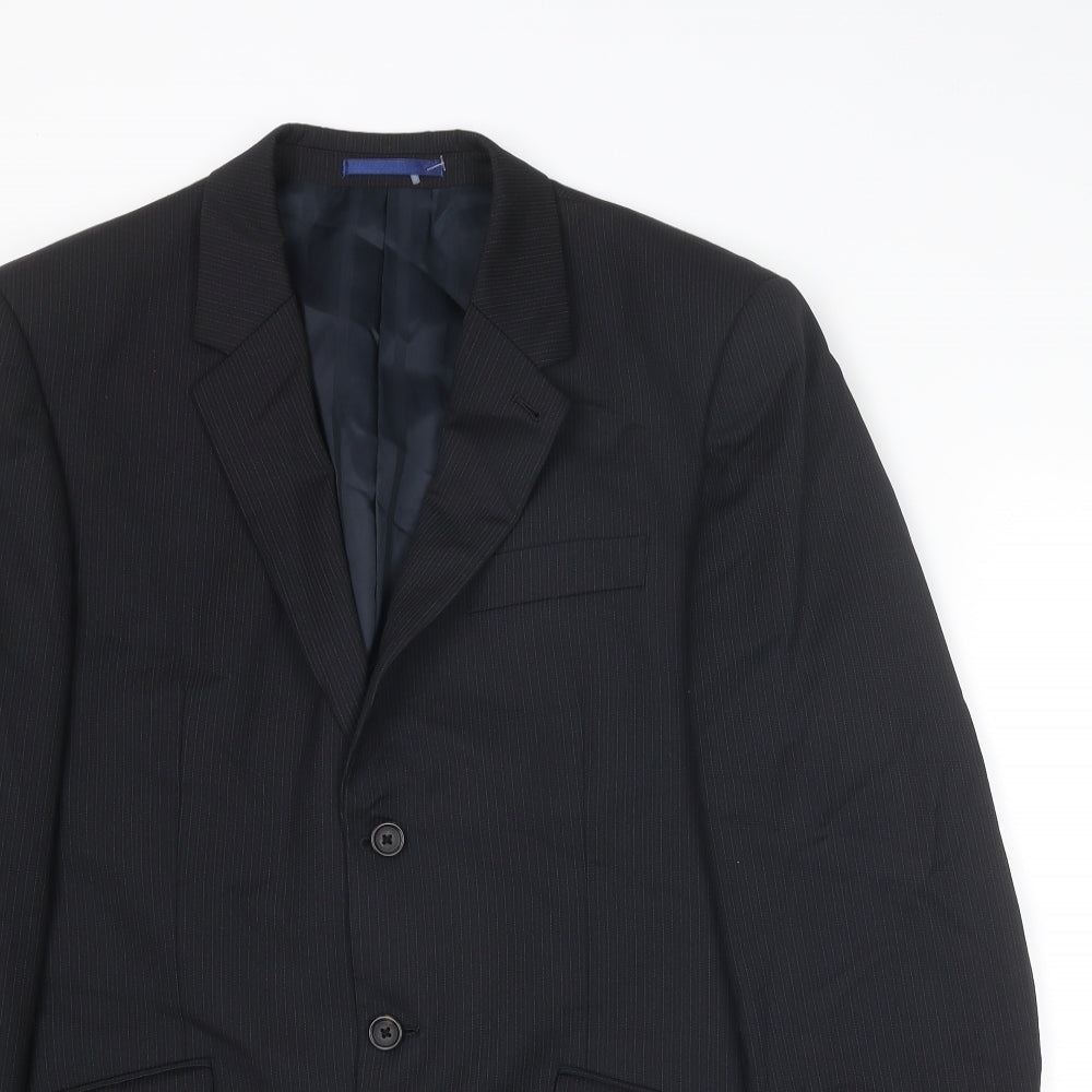 Mens UK Size 40 NEXT Regular Black Suit Jacket
