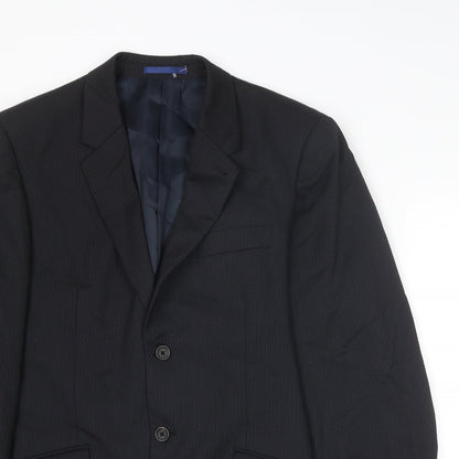 Mens UK Size 40 NEXT Regular Black Suit Jacket
