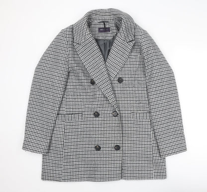 Womens UK Size 16 Marks and Spencer Grey Pea Coat