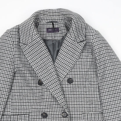 Womens UK Size 16 Marks and Spencer Grey Pea Coat