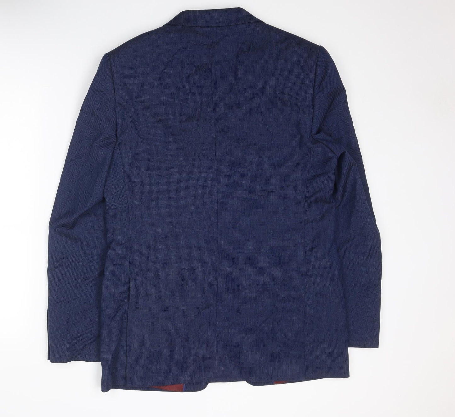 Mens UK Size 40 Marks and Spencer Regular Blue Suit Jacket