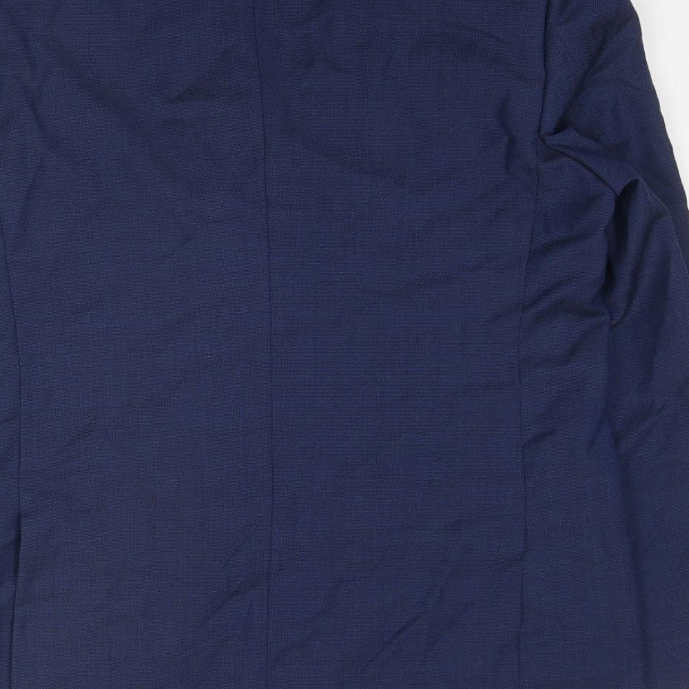 Mens UK Size 40 Marks and Spencer Regular Blue Suit Jacket