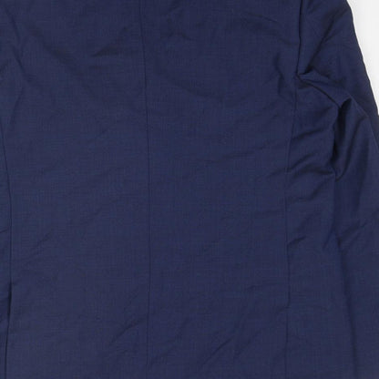 Mens UK Size 40 Marks and Spencer Regular Blue Suit Jacket