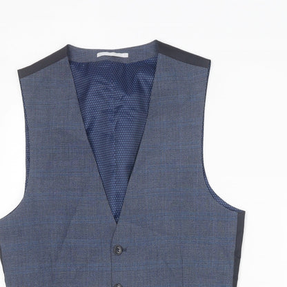 Mens UK Size M Burton Regular Blue Suit Jacket