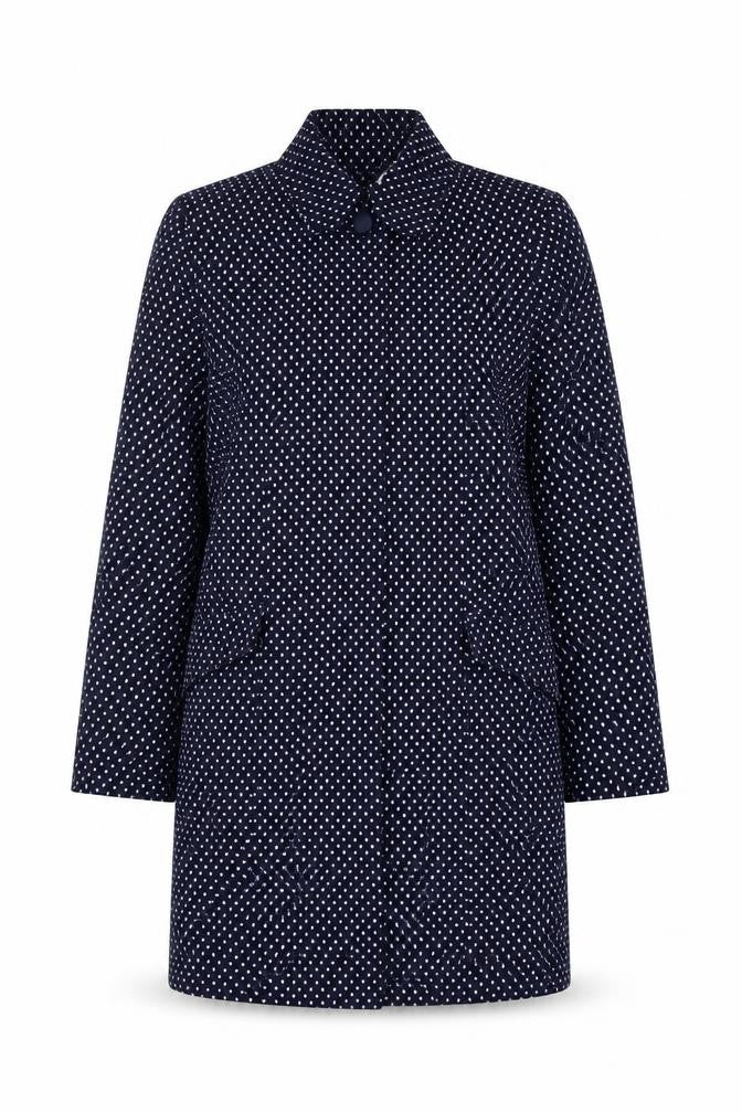 Womens UK Size 10 La Redoute Blue Rain Coat