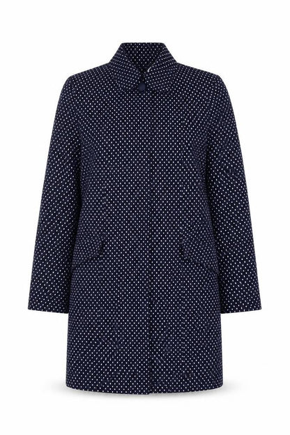 Womens UK Size 10 La Redoute Blue Rain Coat