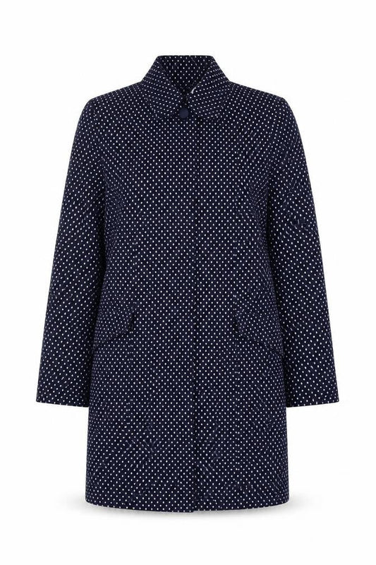 Womens UK Size 10 La Redoute Blue Rain Coat