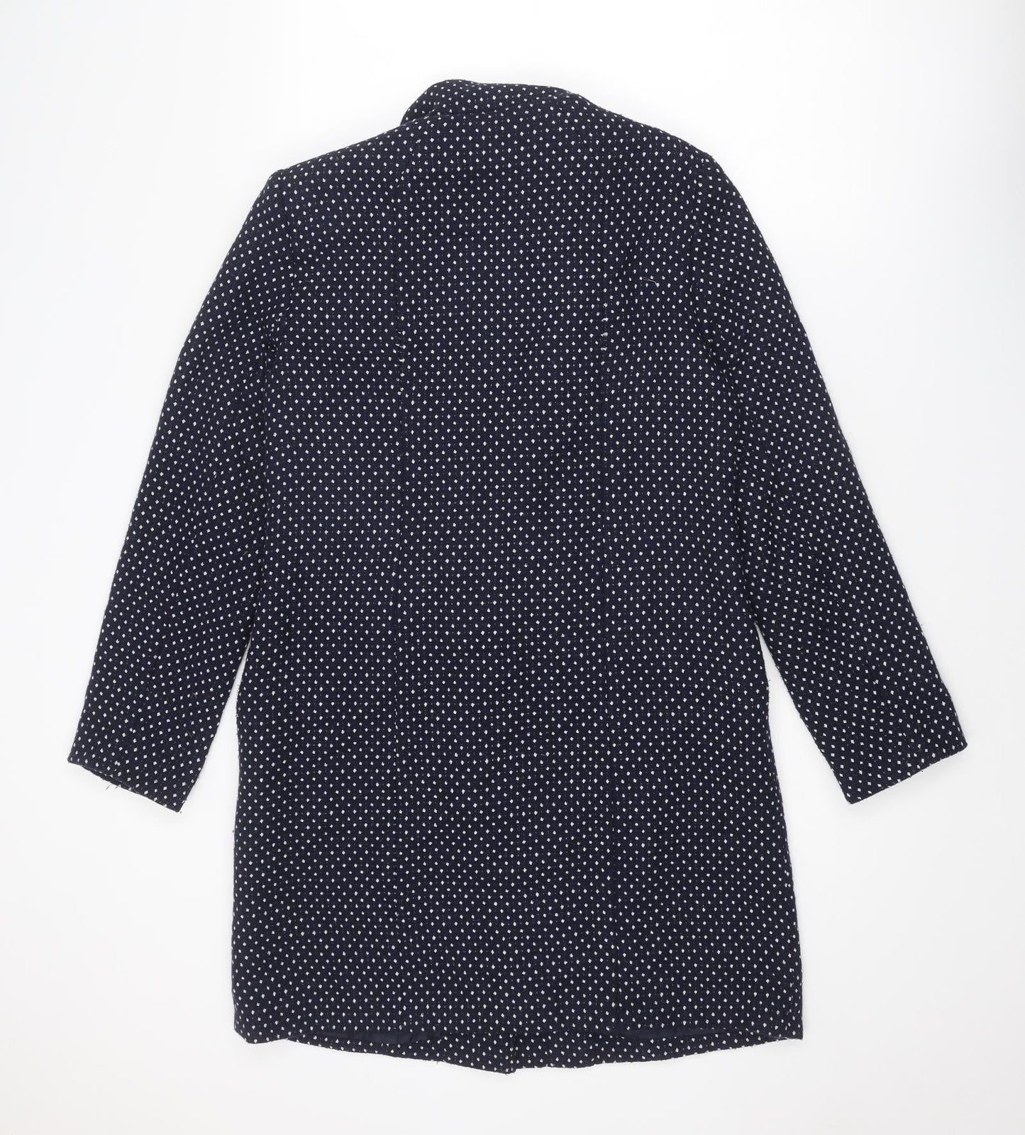 Womens UK Size 10 La Redoute Blue Rain Coat