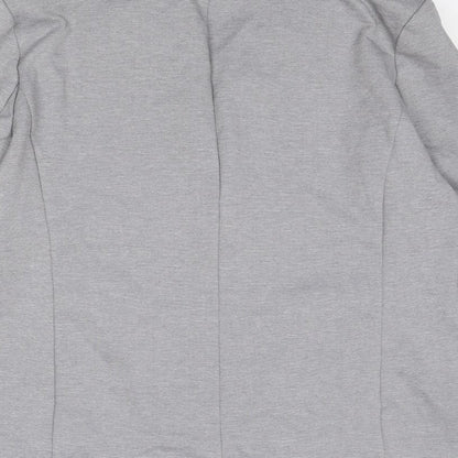 Cream Womens Grey Jacket Blazer Size XL Button
