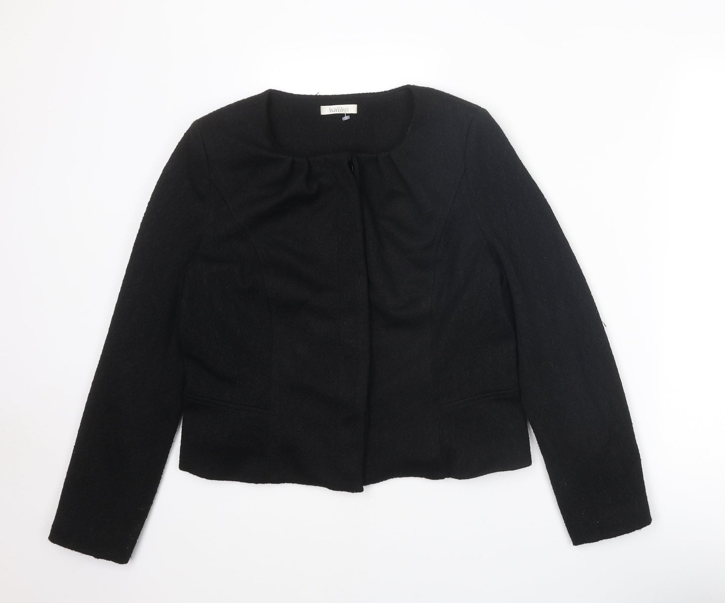 Womens UK Size 14 Kaliko Black Jacket