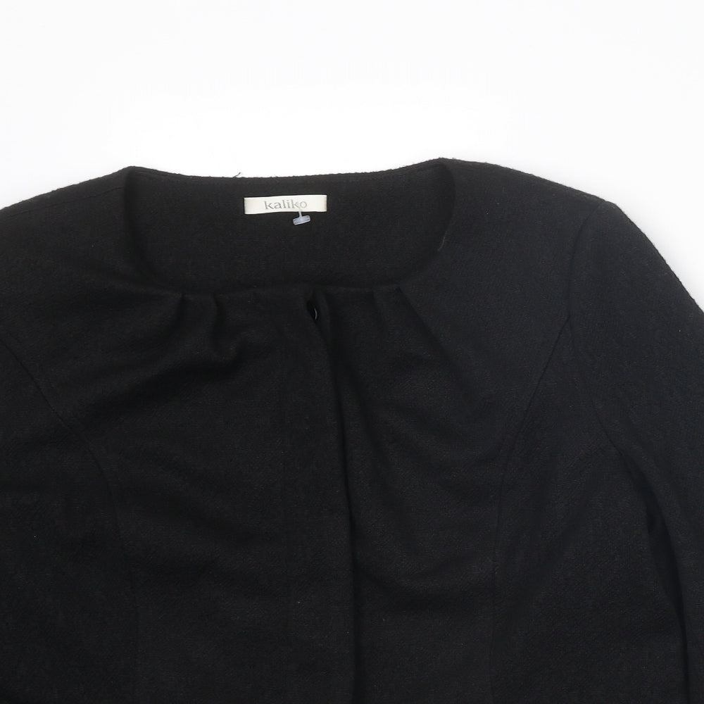 Womens UK Size 14 Kaliko Black Jacket