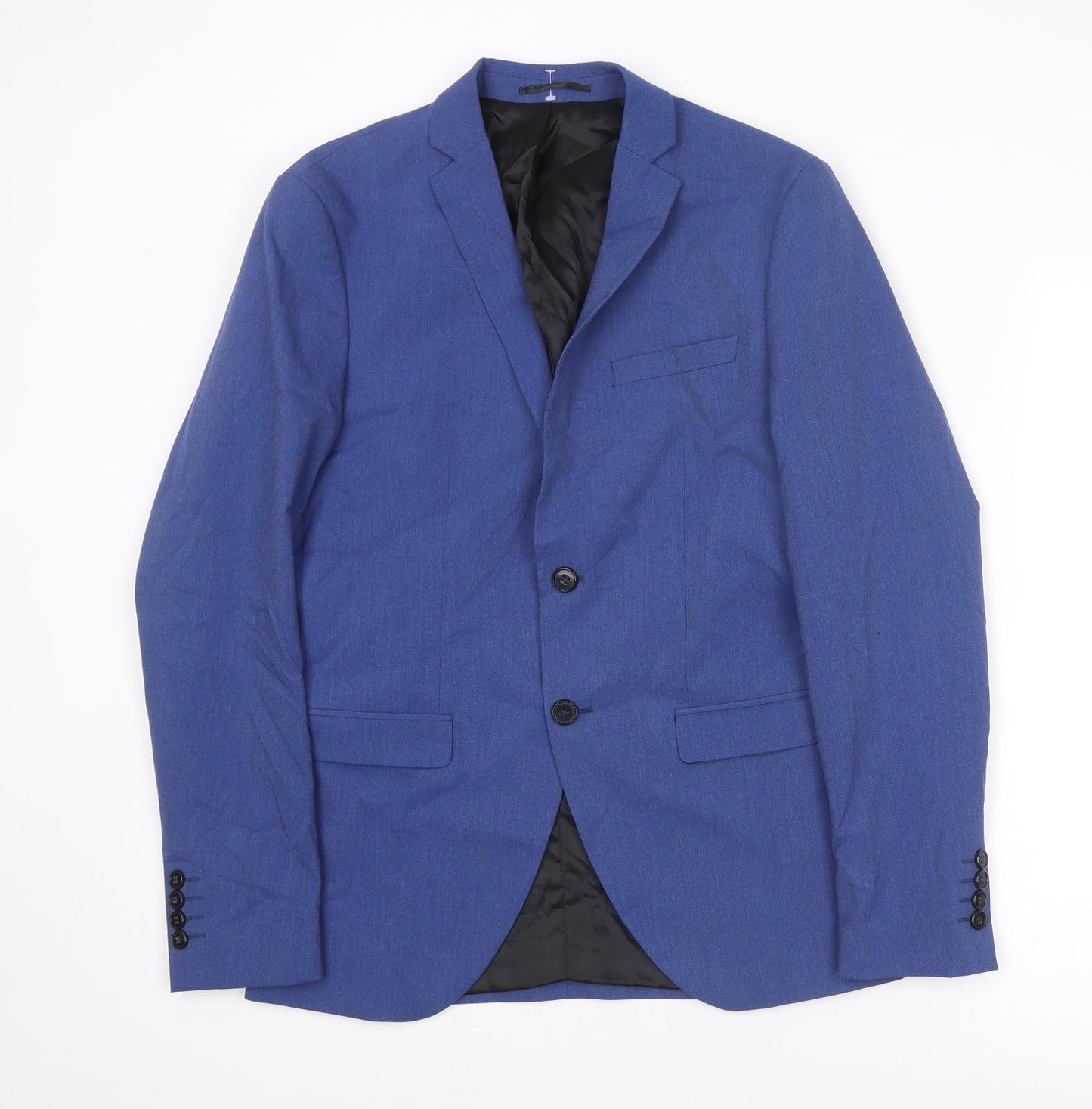 Mens UK Size 34 Selected Homme Regular Blue Suit Jacket