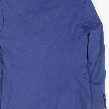 Mens UK Size 34 Selected Homme Regular Blue Suit Jacket