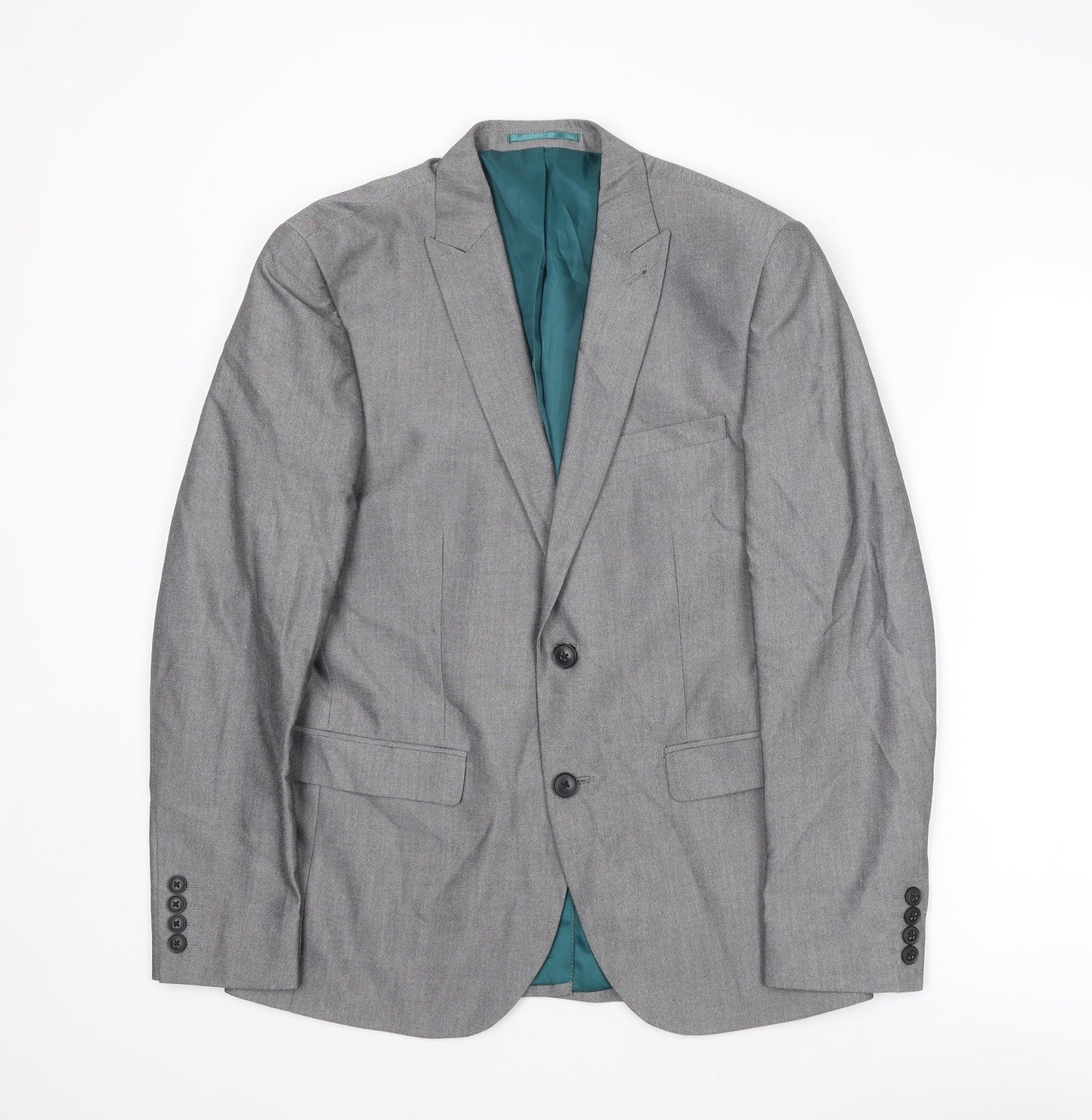 Mens UK Size 38 NEXT Regular Grey Suit Jacket