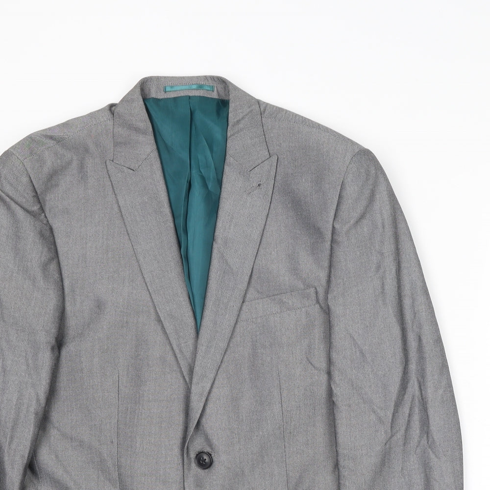 Mens UK Size 38 NEXT Regular Grey Suit Jacket