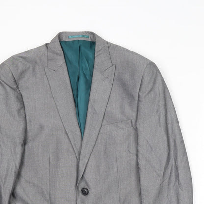 Mens UK Size 38 NEXT Regular Grey Suit Jacket