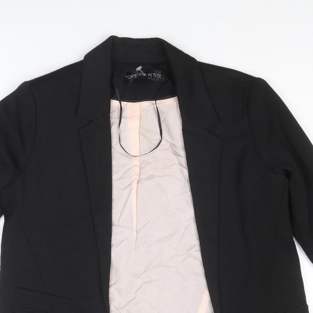 Womens UK Size 6 Topshop Black Jacket