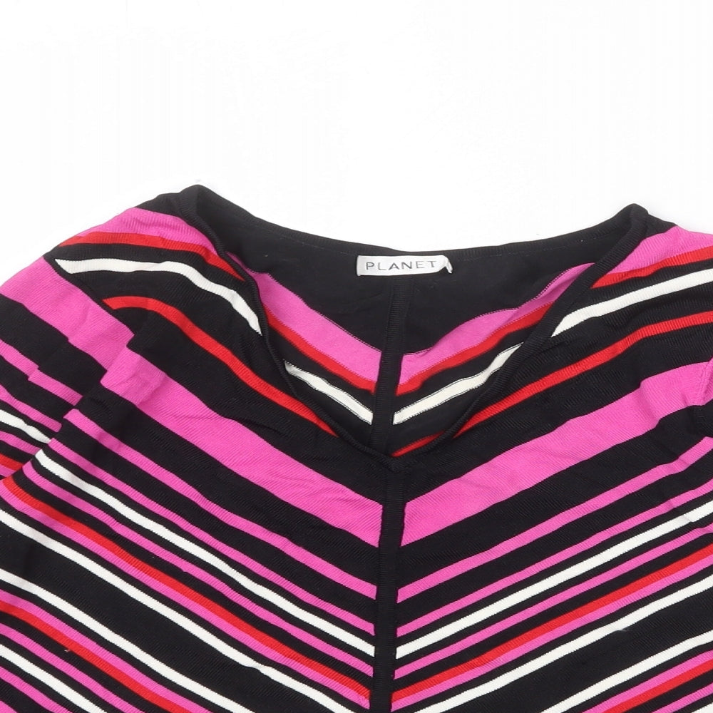 Womens UK Size M Planet Multicoloured Pullover Jumper