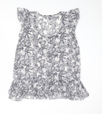 Womens UK Size 16 NEXT Ivory Basic Tank