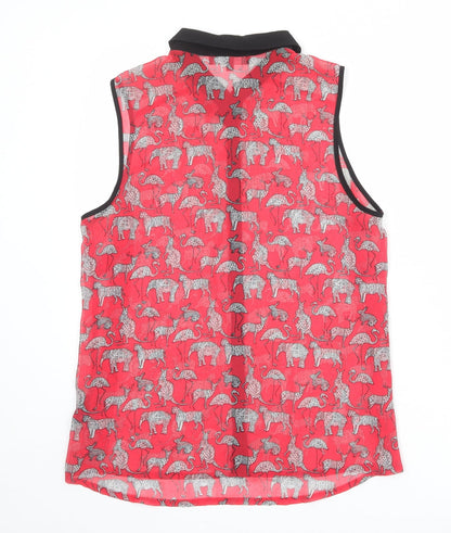 Womens UK Size 14 Limited Collection Pink Basic Tank