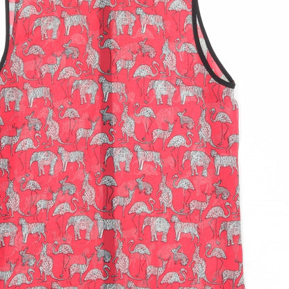 Womens UK Size 14 Limited Collection Pink Basic Tank