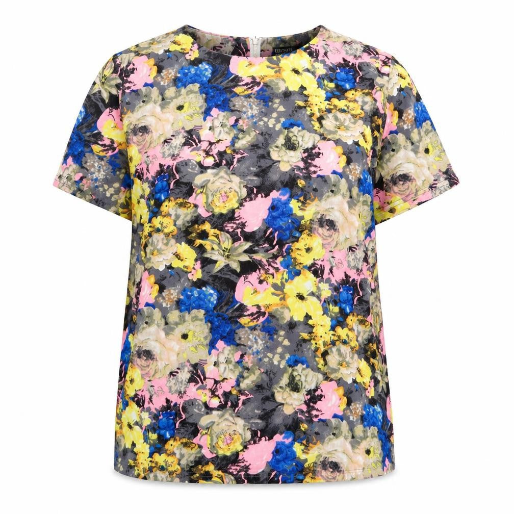 Womens UK Size S Beloved Multicoloured Basic T-Shirt