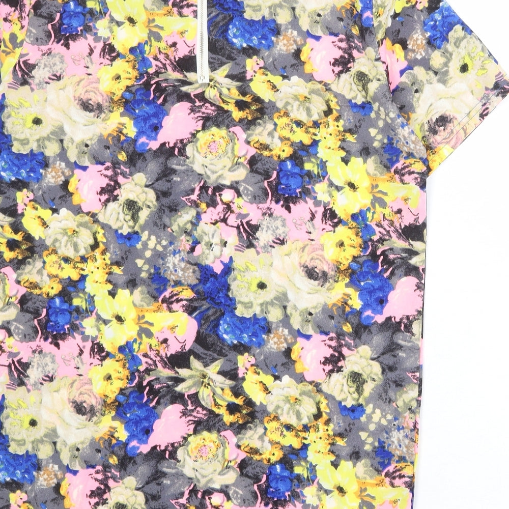 Womens UK Size S Beloved Multicoloured Basic T-Shirt