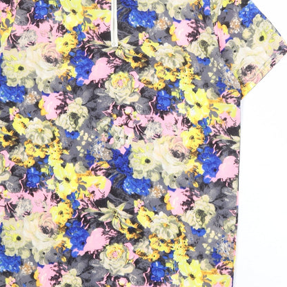Womens UK Size S Beloved Multicoloured Basic T-Shirt