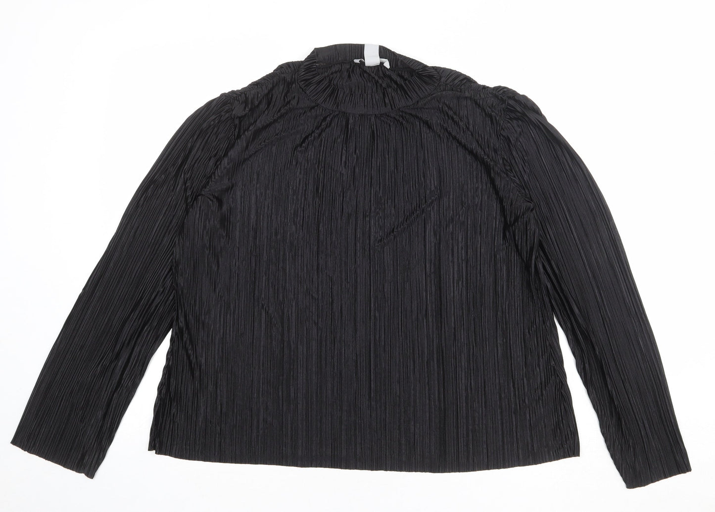 Womens UK Size M H&M Black Basic Blouse