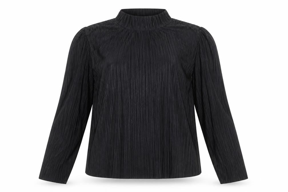 Womens UK Size M H&M Black Basic Blouse