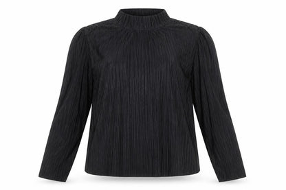 Womens UK Size M H&M Black Basic Blouse