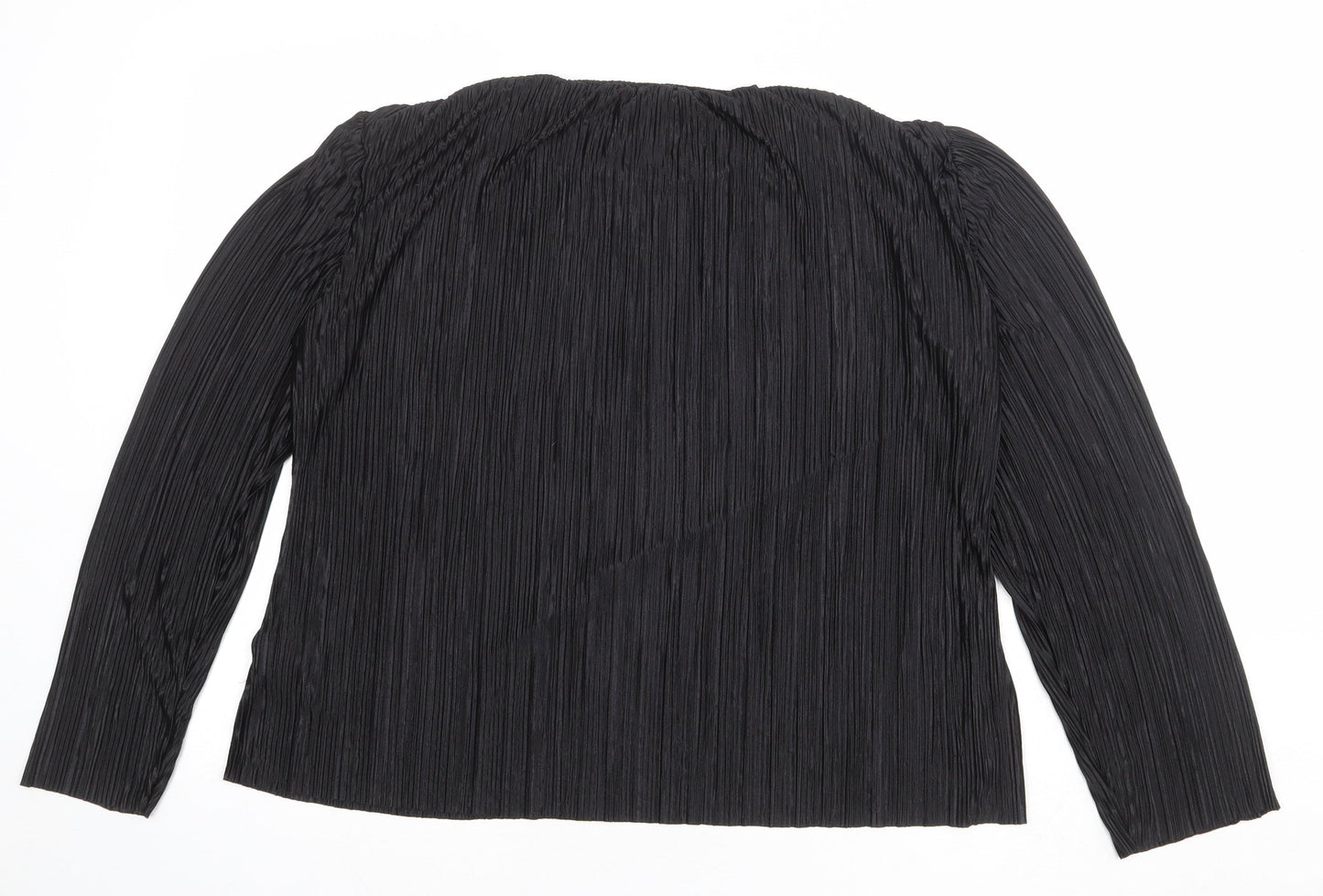 Womens UK Size M H&M Black Basic Blouse