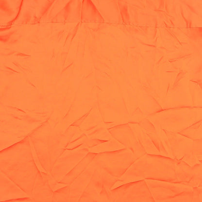 Womens UK Size S H&M Orange Basic Button-Up