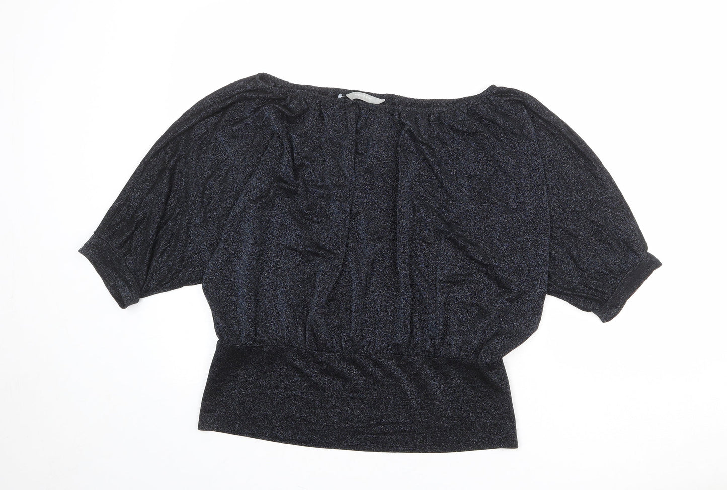 Womens UK Size 16 BHS Black Basic Blouse