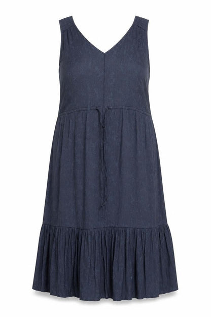Per Una Womens Blue Polyester A-Line Size 12 V-Neck Pullover