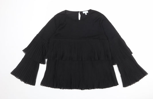 Womens UK Size S Blue Vanilla Black Pullover Jumper