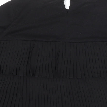 Womens UK Size S Blue Vanilla Black Pullover Jumper