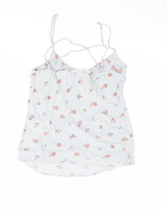 Womens UK Size 6 Warehouse Grey Camisole Tank