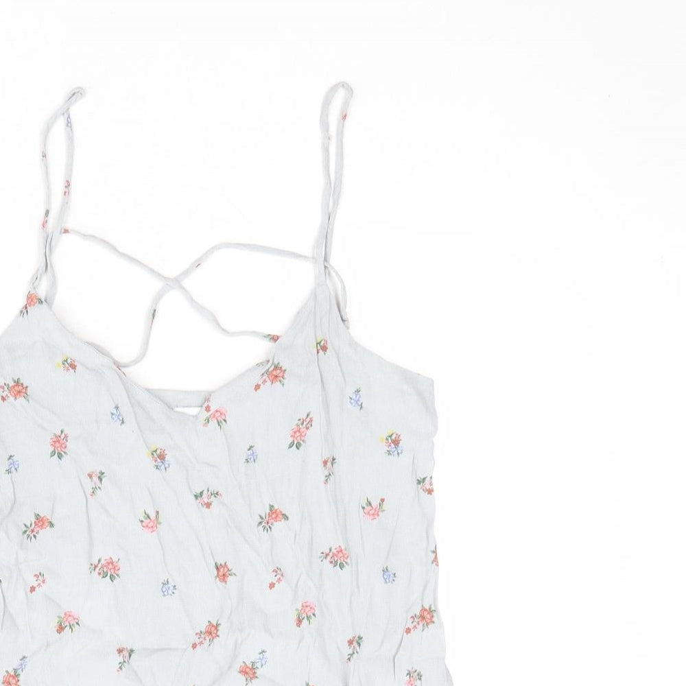 Womens UK Size 6 Warehouse Grey Camisole Tank