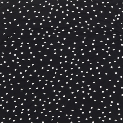 Womens UK Size 10 NEXT Black Basic Blouse