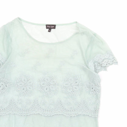 Womens UK Size 8 Phase Eight Green Basic Blouse