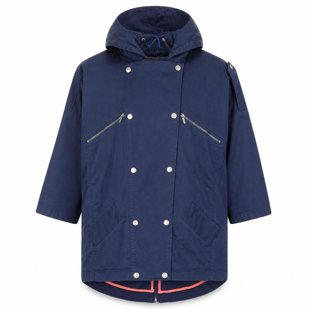 Womens UK Size 8 Limited Collection Blue Overcoat