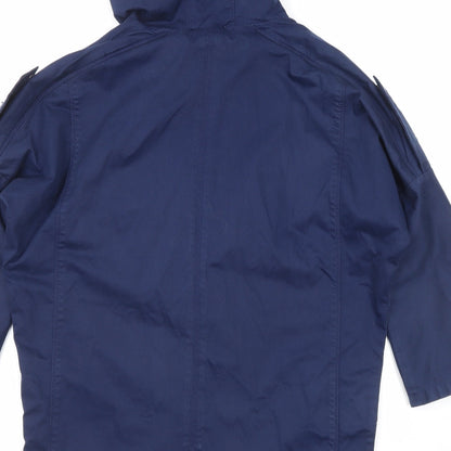 Womens UK Size 8 Limited Collection Blue Overcoat