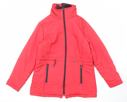 Womens UK Size S Anne De Lancay Red Jacket