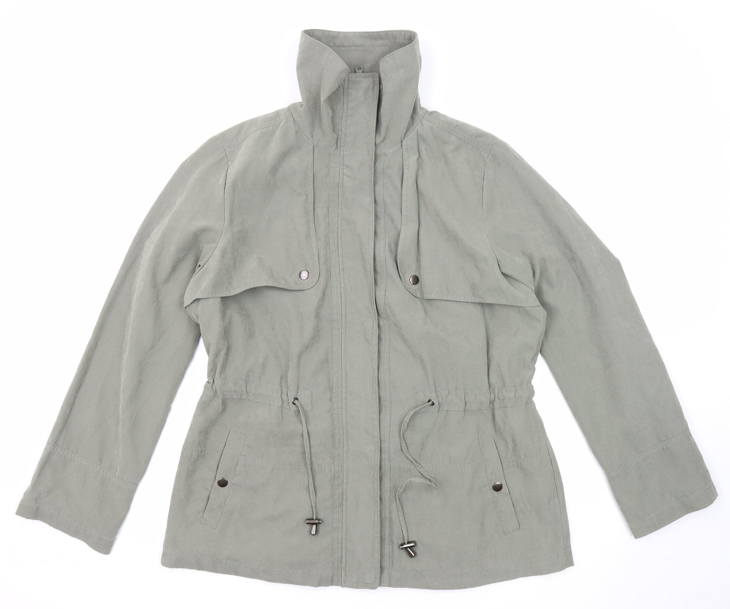 Authentic Womens Green Jacket Size 10 Button